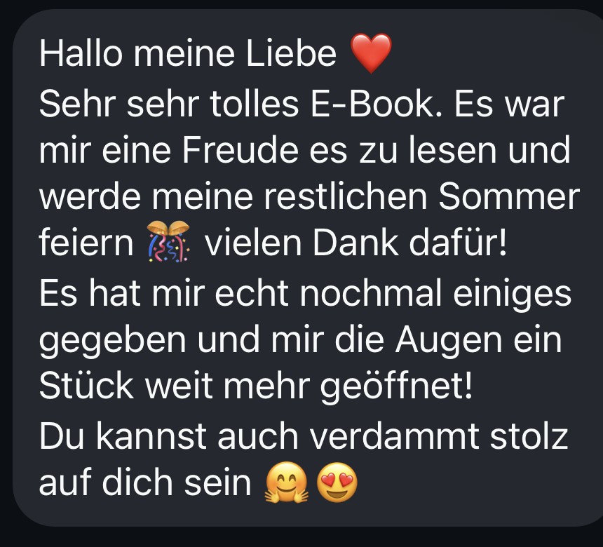 Leserinnen-Feedback zum E-Book