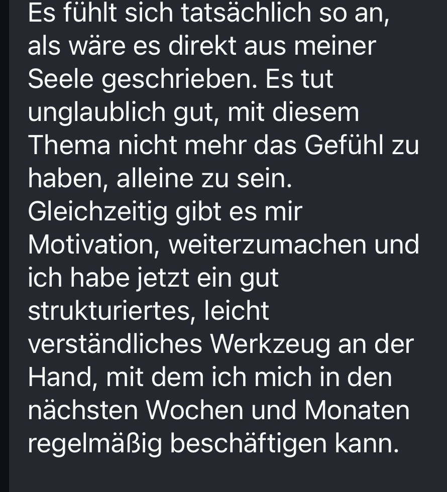 Leserinnen-Feedback zum E-Book